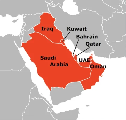 The GCC Map The GCC Map